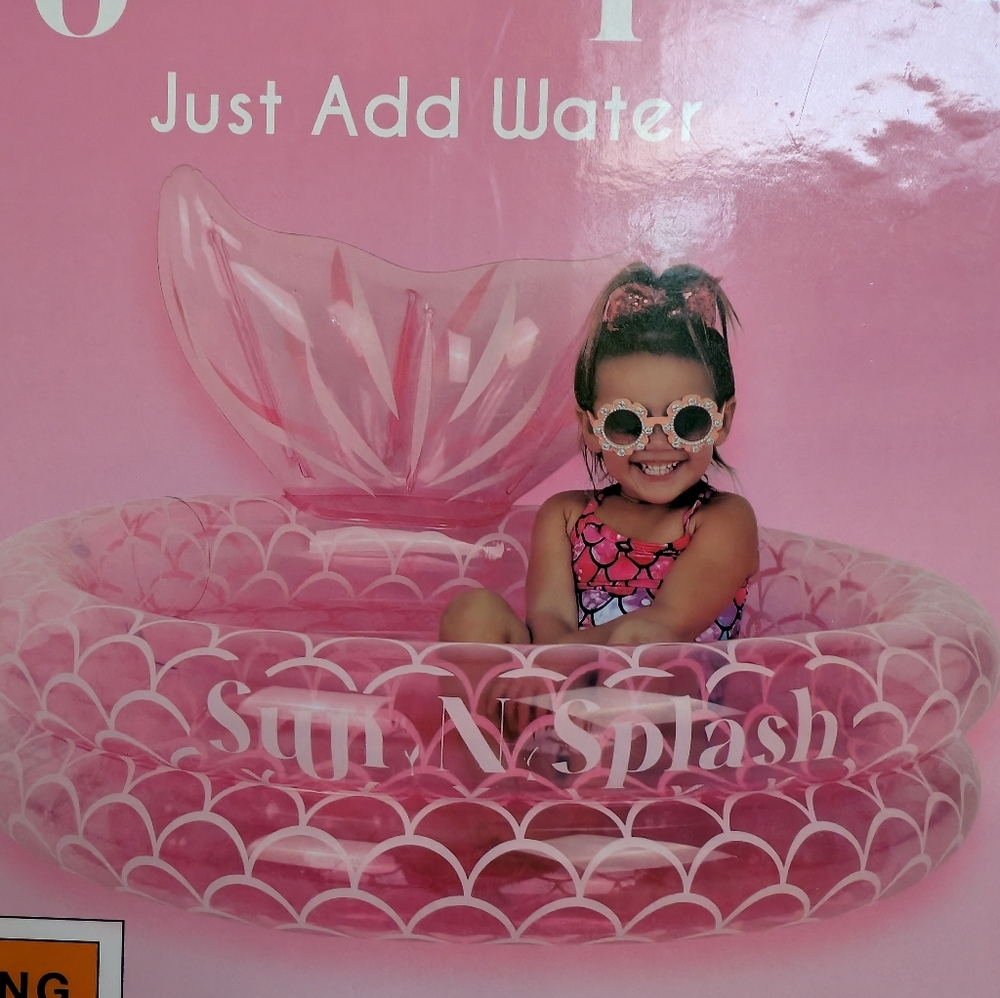Pink Inflatable Kids Pool - Picture 3 of 6
